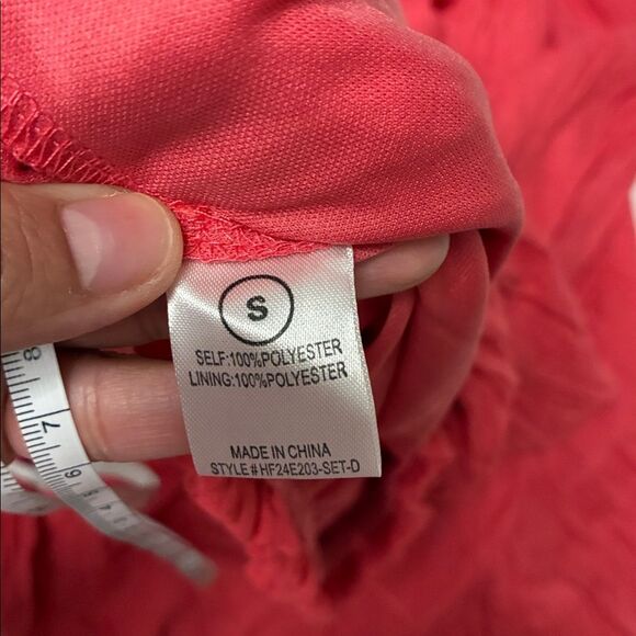 Fashion Nova S Red Cherry Tiered Long Maxi Skirt - Picture 2 of 4